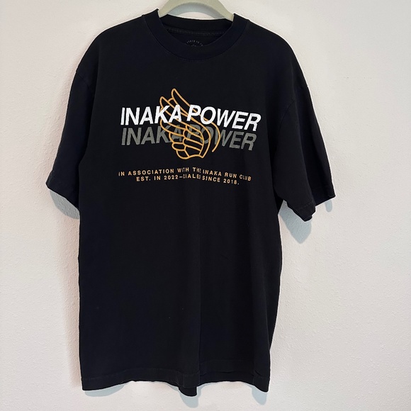 Inaka Power Men's Short Sleeve T-Shirt, Black , Size Medium - Picture 1 of 5